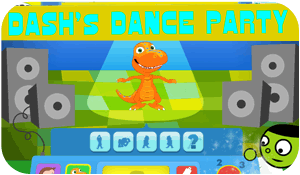 Join Dash, Curious George and more in an awesome dance party!