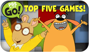 Play the best games from PBS Kids Go!